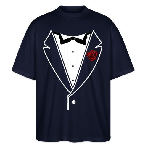Tuxedo w/White Lapel - Stanley/Stella Blaster Oversized T-Shirt 