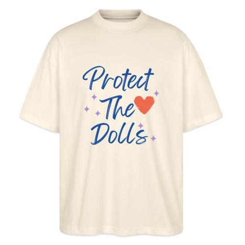Protect The Dolls | Heart & Stars Typography - Stanley/Stella Blaster Oversized T-Shirt 