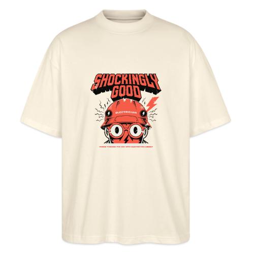 Funny Shockingly Good Electrician - Stanley/Stella Blaster Oversized T-Shirt 