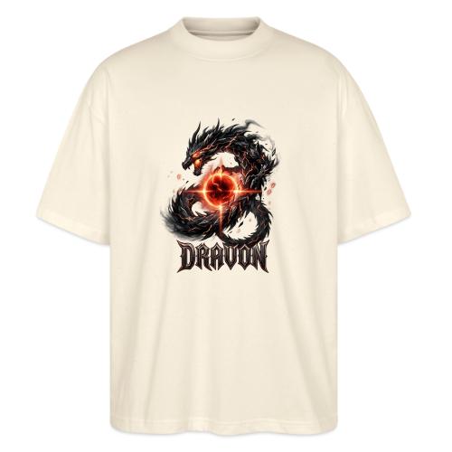 Dravon Fire Dragon Dark Fantasy Graphic T-Shirt - Stanley/Stella Blaster Oversized T-Shirt 