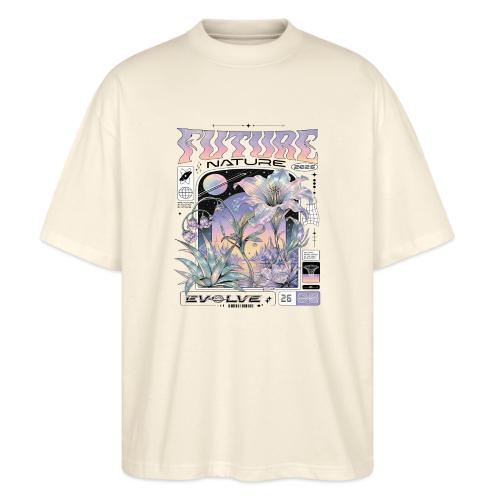 Future Nature Retro-Futuristic - Stanley/Stella Blaster Oversized T-Shirt 