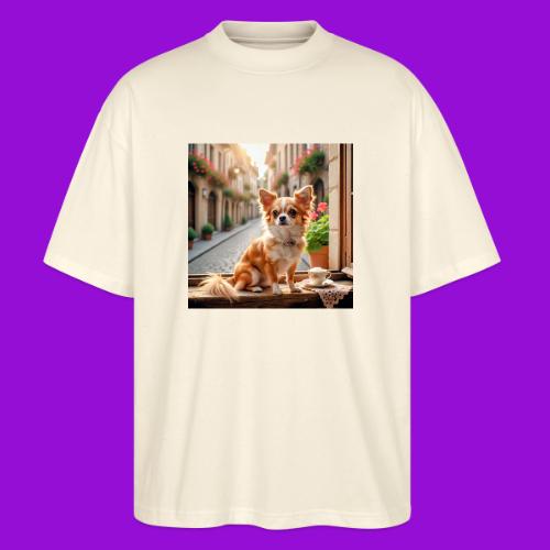 Morning coffee Chihuahua - Stanley/Stella Blaster Oversized T-Shirt 