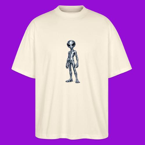 Silver Alien - Stanley/Stella Blaster Oversized T-Shirt 