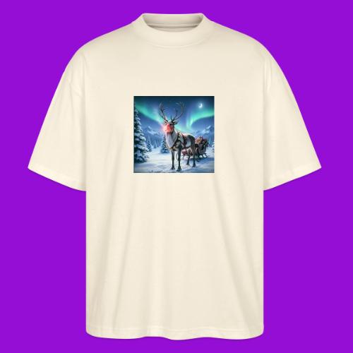 Rudolph the red nosed reindeer - Stanley/Stella Blaster Oversized T-Shirt 