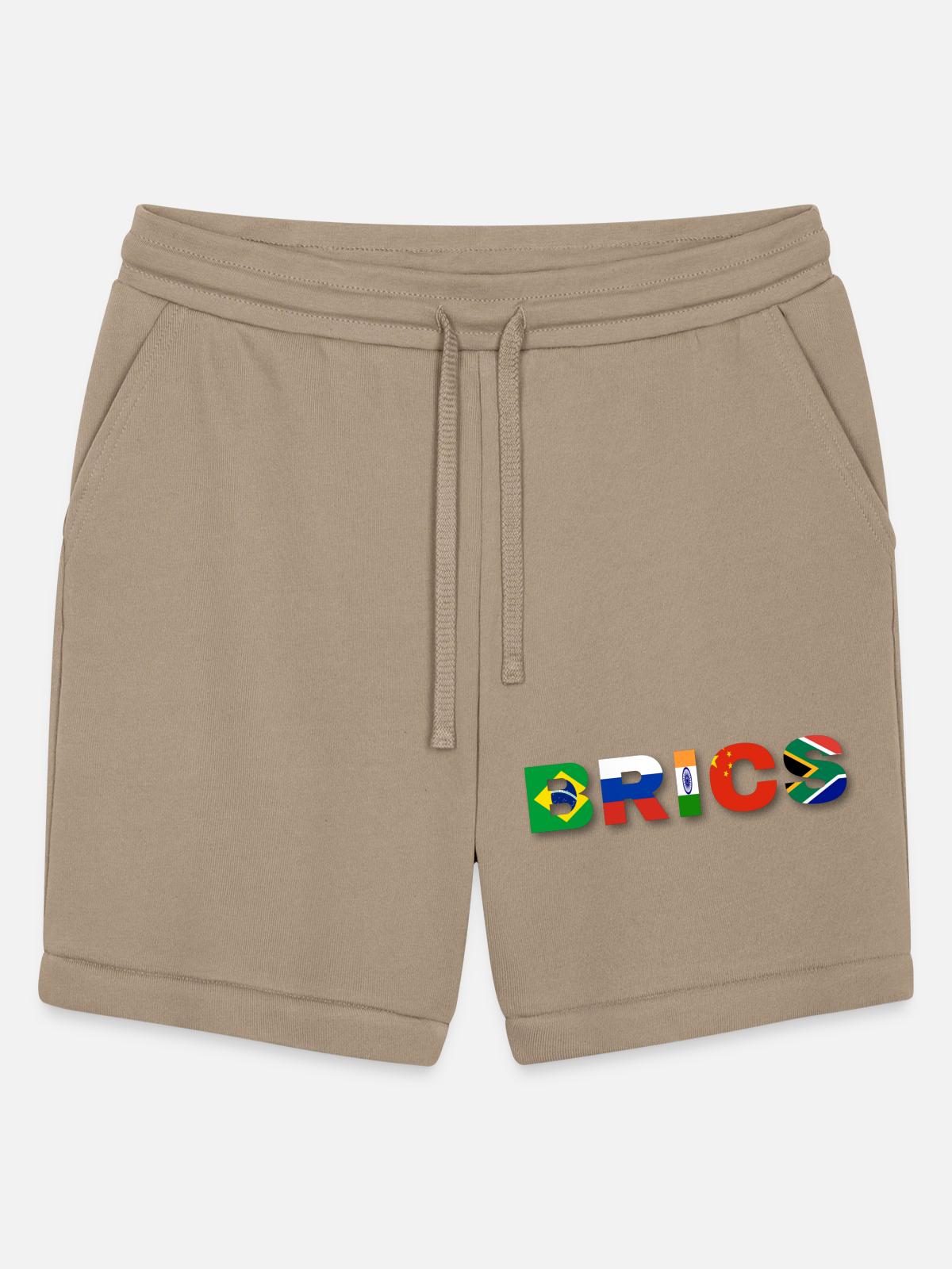Brics - Bella + Canvas Unisex Short - tan - Front