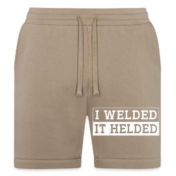 Welder Metal Ironing Construction Worker - Bella + Canvas Unisex Short - tan - Front