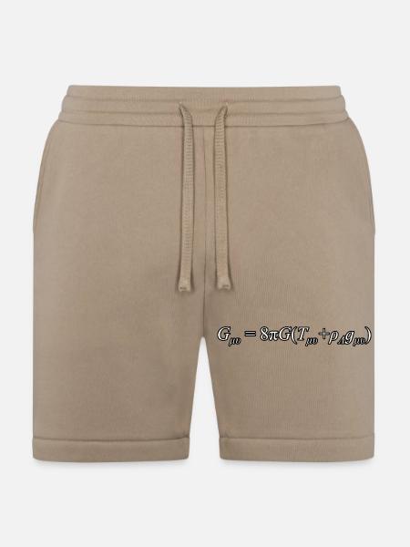 General Relativity Equation - Bella + Canvas Unisex Short - tan