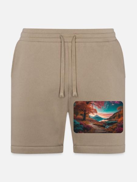 Cosmic Connection - Bella + Canvas Unisex Short - tan