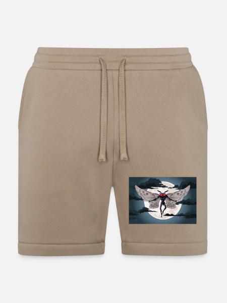 the mothman - Bella + Canvas Unisex Short - tan