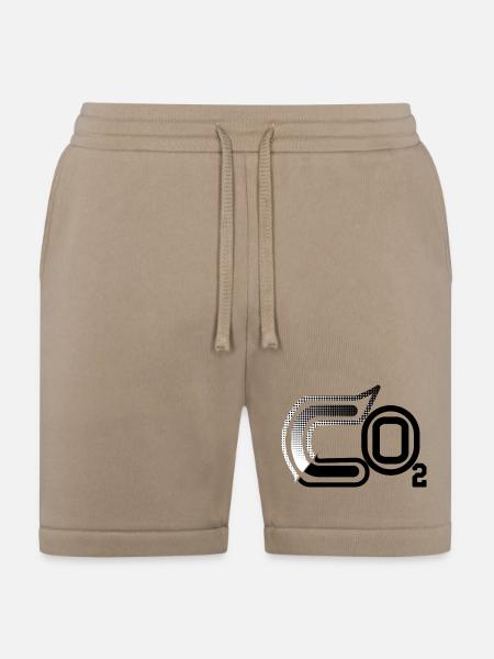 Halftone Arc Abstract - Bella + Canvas Unisex Short - tan