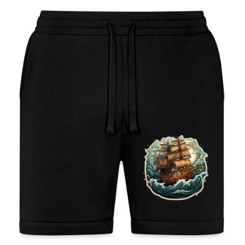 The journey of the Vikings on a stormy ocean - Bella + Canvas Unisex Short