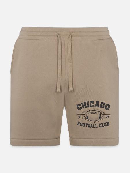 Chicago Football Club Emblem - Bella + Canvas Unisex Short - tan