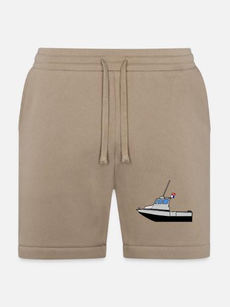 Scuba Boat - Bella + Canvas Unisex Short - tan