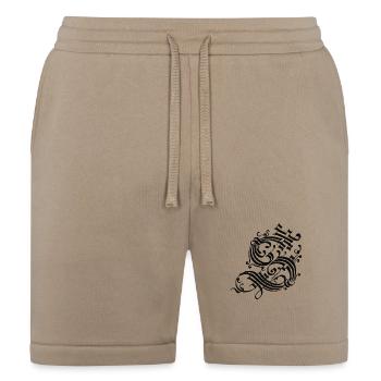 Medieval Core Medieval Initials Castle Core - Bella + Canvas Unisex Short - tan - Front