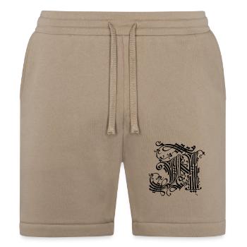Medieval Core Medieval Initials Castle Core - Bella + Canvas Unisex Short - tan - Front