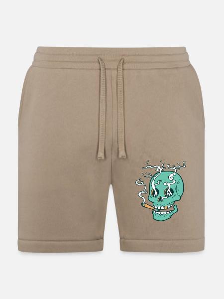 Smoked skull - Bella + Canvas Unisex Short - tan