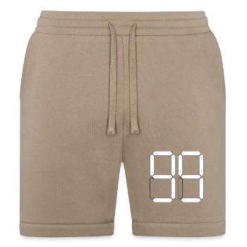 NUMBER 99 ninety-nine Birthday Gift Digital - Bella + Canvas Unisex Short - tan - Front