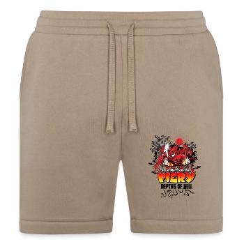 SAVE ME FROM THE FIREY DEPTHS OF HELL - Bella + Canvas Unisex Short - tan - Front