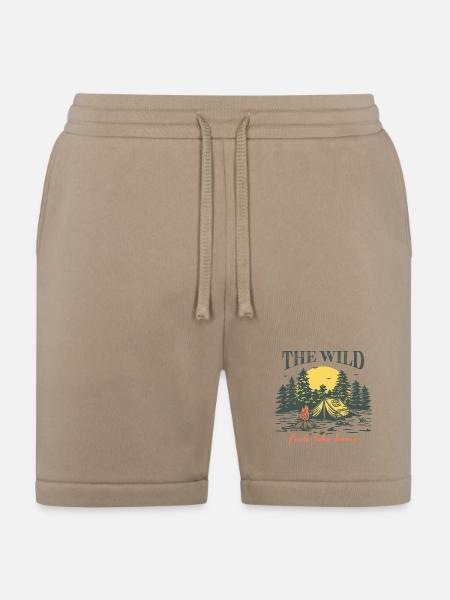 The Wild Feels Like Home - Bella + Canvas Unisex Short - tan