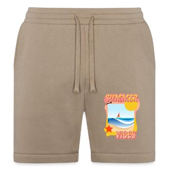 Summer Vibes - Bella + Canvas Unisex Short - tan - Front