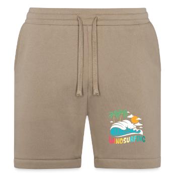 Beach Water Sports Windsurfing - Bella + Canvas Unisex Short - tan - Front