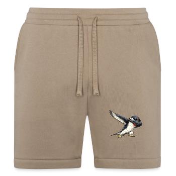 Dabbing Swallow - Bella + Canvas Unisex Short - tan - Front