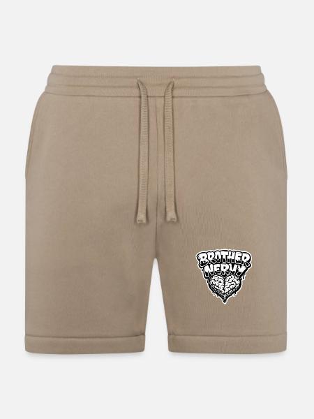 Brother Nervy Heart - Bella + Canvas Unisex Short - tan