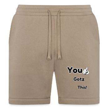 You Gotz This! Hand Point - Bella + Canvas Unisex Short - tan - Front