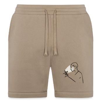 Noir Reader Under Spotlight - Bella + Canvas Unisex Short - tan - Front