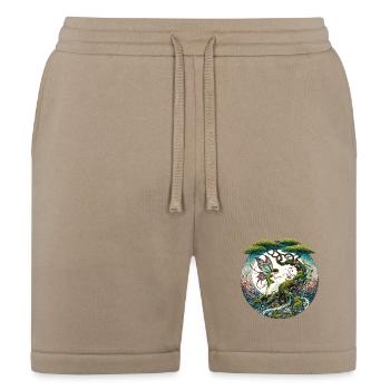Moonlit Fairy in Circular Grove - Bella + Canvas Unisex Short - tan - Front