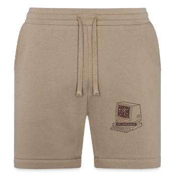Lost Transmissions Vintage Computer Retro 80s 90s - Bella + Canvas Unisex Short - tan - Front