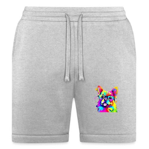 Vibrant Pup: Abstract Dog Art - Bella + Canvas Unisex Short
