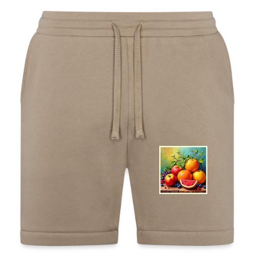 Fresh Fruits in a Perfect Mix Design - Bella + Canvas Unisex Short
