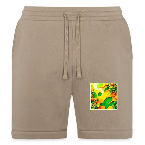 Fresh Citrus Summer Vibes Art - Bella + Canvas Unisex Short