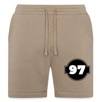 Number 97 - Birthday Ninety-eight Years - Bella + Canvas Unisex Short - tan - Front