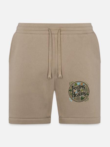 Feeling is Healing - Bella + Canvas Unisex Short - tan