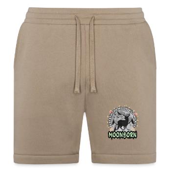 Moonborn Deer Mystic Forest Design - Bella + Canvas Unisex Short - tan - Front