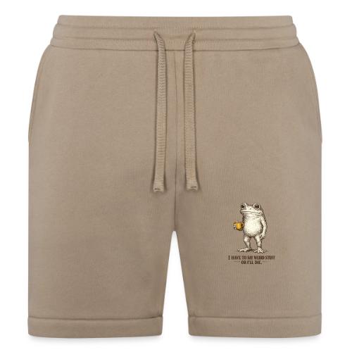 Weird Stuff Frog Coffee Humor - Bella + Canvas Unisex Short