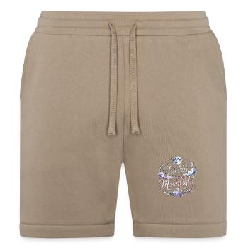 Witchcraft Fueled By Moonlight Loves Rune Symbols - Bella + Canvas Unisex Short - tan - Front