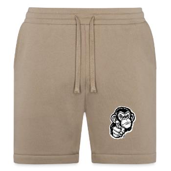 Pointing Primate Attitude - Bella + Canvas Unisex Short - tan - Front