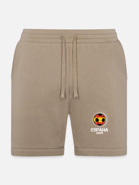 Espana 2026 Flagball - Bella + Canvas Unisex Short - tan
