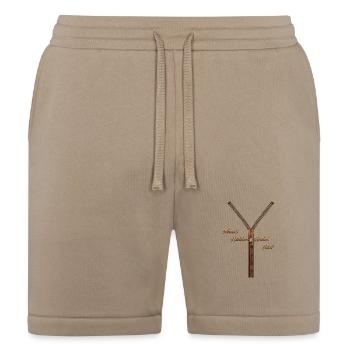 What's Hidden Under This Zipper? - Bella + Canvas Unisex Short - tan - Front