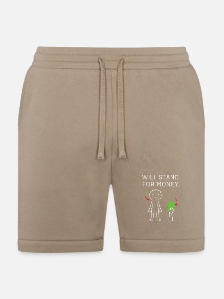 Funny Money Meme - Bella + Canvas Unisex Short - tan