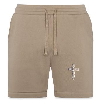Camo Cross - Bella + Canvas Unisex Short - tan - Front