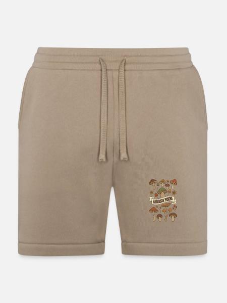 Mushroom Picking Harvest - Bella + Canvas Unisex Short - tan