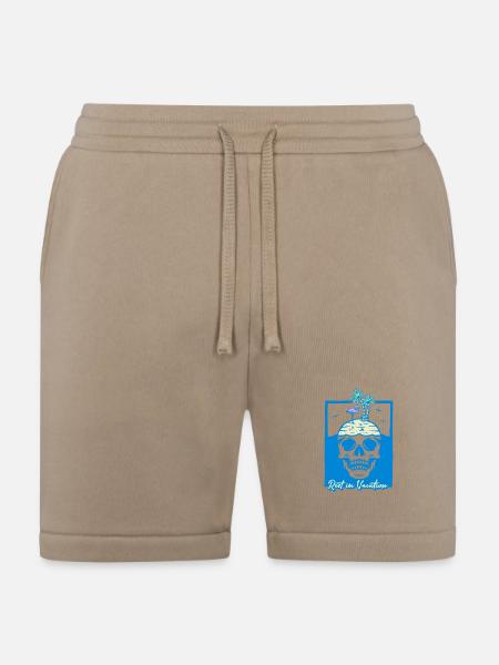 Rest in Vacation - Bella + Canvas Unisex Short - tan