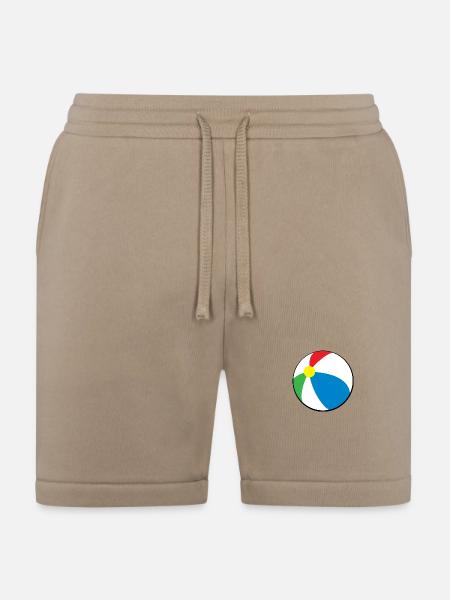 Vibrant Beach Ball Color Burst - Bella + Canvas Unisex Short - tan