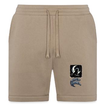 Moonlit Howl Wolf Tee - Bella + Canvas Unisex Short - tan - Front