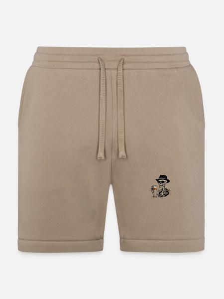 Skeleton Whiskey Noir - Bella + Canvas Unisex Short - tan