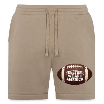 Together We Are America  - Bella + Canvas Unisex Short - tan - Front